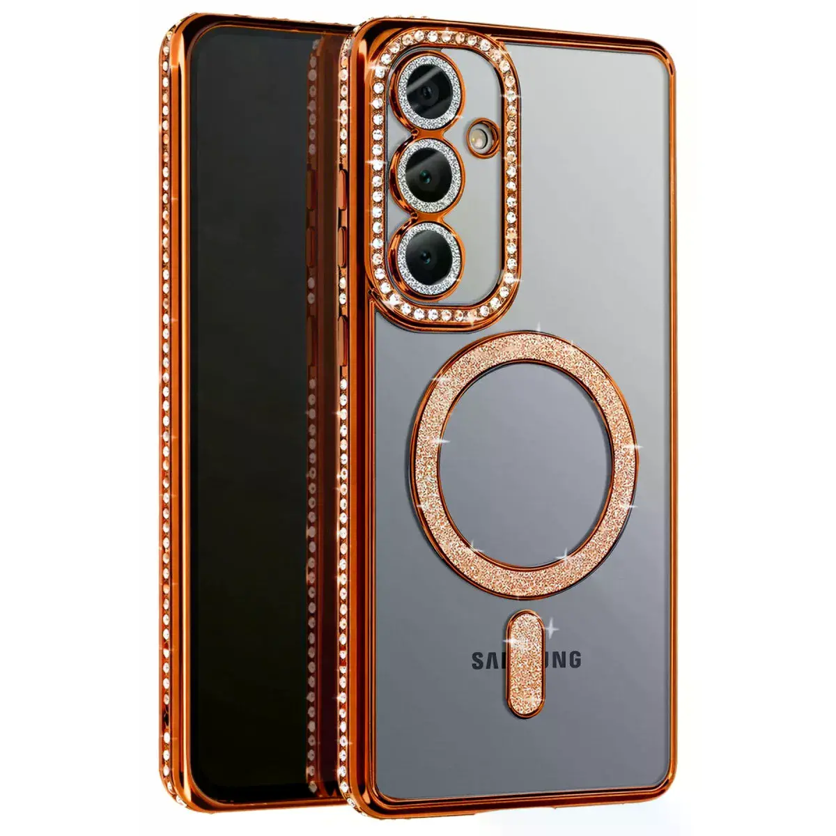 Samsung Galaxy S26 Plus Joke Simli Magneticsafe Kılıf - Turuncu