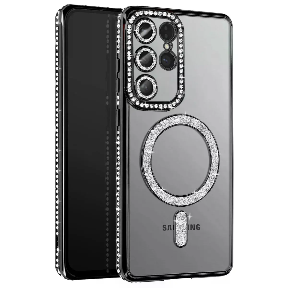 Samsung Galaxy S26 Ultra Joke Simli Magneticsafe Kılıf - Siyah