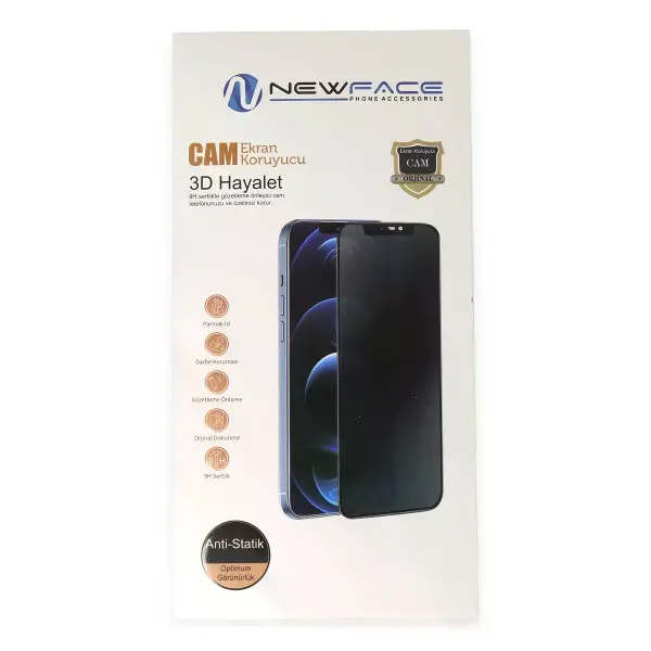 Samsung Galaxy S26 Plus 3d Antistatik Hayalet Cam Ekran Koruyucu - Siyah