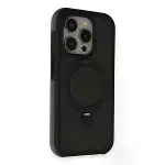 Joko  iPhone 15 Pro Zorda Airbag Magsafe Standlı Kapak - Siyah-1