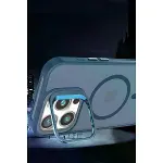 Joko  iPhone 16 Plus Flet Lens Magsafe Kapak - Koyu Yeşil-5