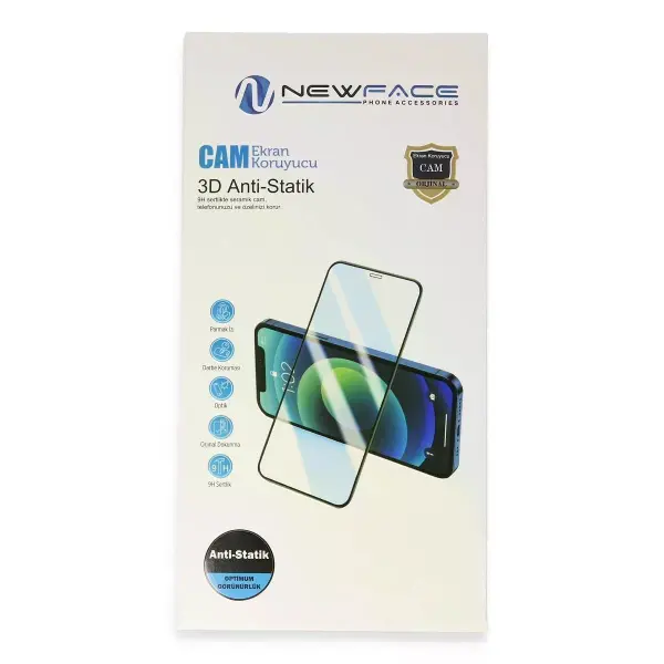 Xiaomi Redmi Note 15 Pro 5g 3d Antistatik Cam Ekran Koruyucu - Siyah