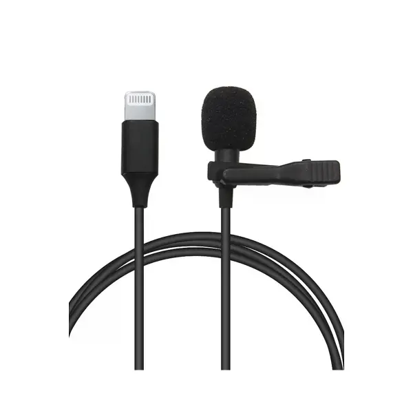 Lightning 2 Metre Double Mikrofon - Siyah