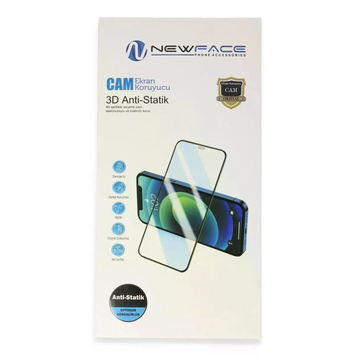 Huawei Honor 600 Lite 3d Antistatik Cam Ekran Koruyucu - Şeffaf