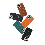 Joko  iPhone 15 Pro Max Luno Deri Magsafe Kapak - Mavi-2