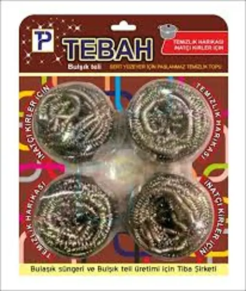 4 PARÇA BULAŞIK TOP TELİ (4745)