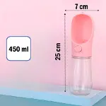 450 ml Taşınabilir Butonlu Evcil Hayvan Suluğu (4745)-4