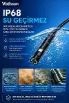 5 Metre Çift Kameralı iOS/Android Uyumlu Yılan Endoskop Kamera 8mm 2MP LED’li Sert Kablo-5