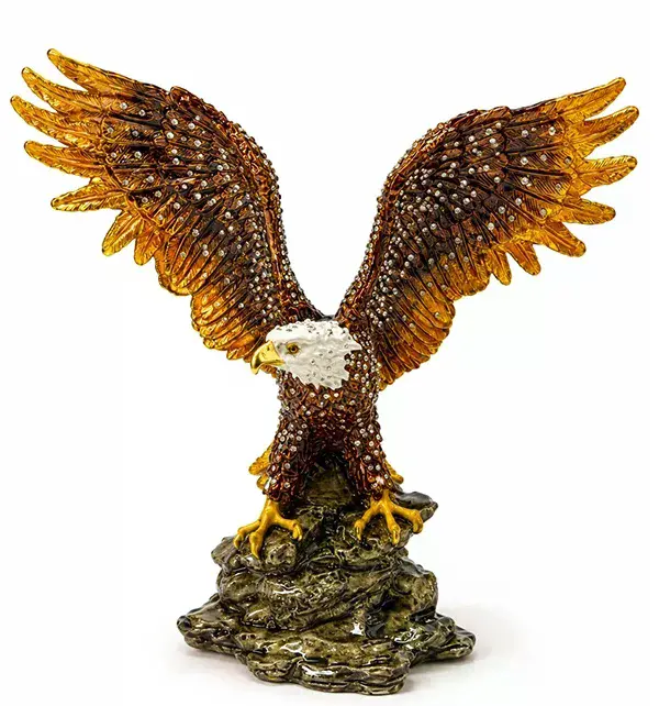 Swaroski Taşlı Kartal Figürü Alk5768