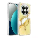Onegif Xiaomi Redmi Note 15 Pro 4g Lotus Simli Magsafe Kapak - Gümüş-1