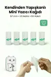Kendinden Yapışkanlı Çocuk Kamera Baskı Kağıdı, 5’li Rulo 57X25MM Baskı Termal Kağıt Rulo-7