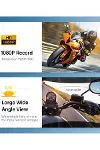 Q29 Motosiklet Kask Bluetooth Kulaklık Eşleşmeli 1080P Kamera Geniş açı Su Geçirmez Intercom-2