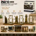 MASAÜSTÜ DEKORATİF KUM SAATİ PLASTİK - SÜS EŞYASI HERHANGİ BİR MODEL GÖNDERİLİR (4745)-5