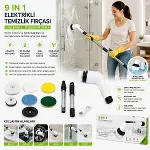 9IN1 25W - KABLOSUZ - HIZLI ŞARJ ELEKTRİKLİ ŞARJLI TEMİZLİK FIRÇASI RZG-2026 (4745)-2