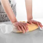 Büyük Hamur Torbası Silikon Şeffaf Hamur Yoğurma Torbası Ekmek Makarna Mantı Hamuru Kolay Yoğurma (4745)-1