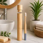 AHŞAP - BAMBU DİŞ FIRÇA KUTULU DİŞ FIRÇA SETİ (4745)-2