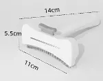 Basmalı Metal Uçlu Evcil Hayvan Tüy Toplama Tarağı  CM-586 (4745)-4