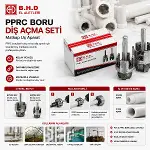 2PCS PPRC BORU DİŞ AÇMA MATKAP UÇ APARAT (4745)-2