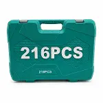 216PCS LOKMA SETİ LOKMA - SOKET - BİTS ADAPTÖR - 3AD.CIRCIR KOLU PLASTİK ÇANTALI (4745)-3