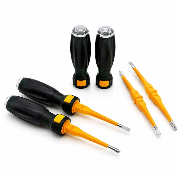 18 ADET TAK ÇIKAR 2İN1 DÜZ - YILDIZ UÇ ERGONOMİK SAP KONTROL KALEMİ - TORNAVİDA KORUMALI LRD-160 (4745)