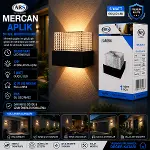 IP66 50.000 SAAT LED ÖMRÜ 5W MERCAN LED APLİK DUVAR LAMBASI ARS-348957 (4745)-2