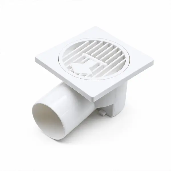 PLASTİK YER SÜZGEÇ - SİFON GİDER KAPAK YANDAN 10X10X50 (4745)