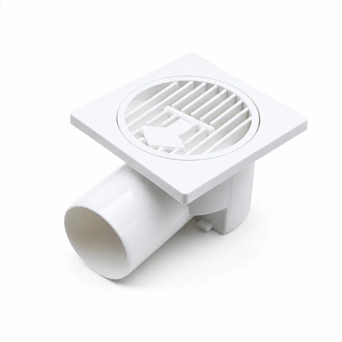 PLASTİK YER SÜZGEÇ - SİFON GİDER KAPAK YANDAN 10X10X50 (4745)
