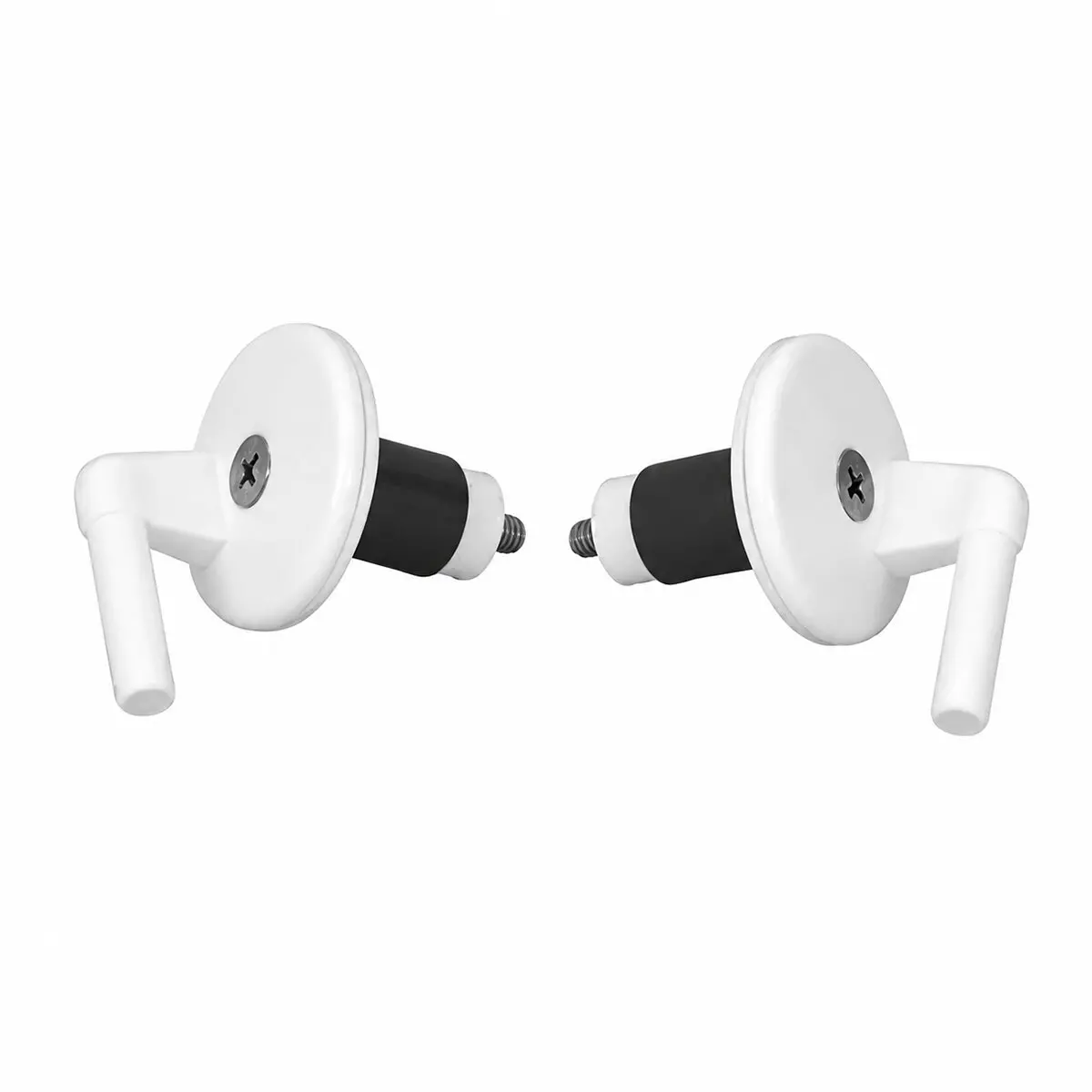 2PCS ÜSTTEN SIKMALI PLASTİK KLOZET KAPAK MENTEŞESİ VİDASI (4745)