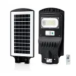 100W - 6500K SOLAR - GÜNEŞ ENERJİLİ SOKAK LAMBASI - ARMATÜR SENSÖRLÜ BAHÇE-BALKON-SOKAK ARS-348964 (4745)-1