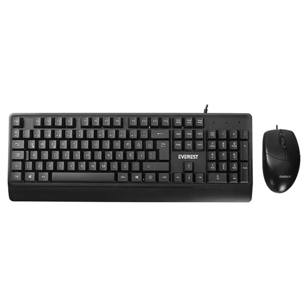 KM-619 Siyah Usb Combo Q Klavye+Mouse Set