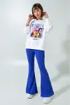 Kız Çocuk Tam Kalıp Üst Oversize Alt Taytlı Hun Tasarım 168 Alt Üst Takım-1