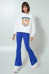 Kız Çocuk Tam Kalıp Üst Oversize Alt Taytlı Capydays Tasarım 169 Alt Üst Takım-1