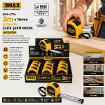 12 ADET 3MT X 16MM OTOMATİK ÇELİK ŞERİT METRE STOPLU (4745)-3