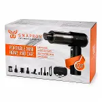 OTO ARAÇ - 2IN1 ŞARJLI 80W - 12000PA 9 BAŞLIK - 3 FİLTRE EL TİPİ BASINÇLI HAVA ÜFLEME - ARAÇ SÜPÜRGE MAKİNESİ TAŞIMA ÇANTALI SNV-3002 (4745)-3