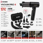OTO ARAÇ - 2IN1 ŞARJLI 100W - 17000PA 9 BAŞLIK - 3 FİLTRE EL TİPİ BASINÇLI HAVA ÜFLEME - ARAÇ SÜPÜRGE MAKİNESİ TAŞIMA ÇANTALI EKD-SP10 (4745)-2