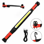 MIKNATISLI TYPE-C ŞARJ - DİJİTAL GÖSTERGE 360° DÖNEBİLEN GÖVDE - ASKI KANCA - ÇİFT RENK - 52.5CM EL FENER - IŞILDAK ÇOK AMAÇLI LED ÇALIŞMA LAMBASI 4 FONKSİYON RENKLİ KL-D95 (4745)-2