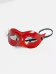 Kırmızı Renk Masquerade Kostüm Partisi Venedik Balo Maskesi-3