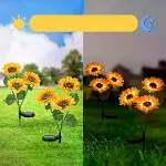 Ayçiçeği Solar Bahçe Aydınlatması 2’li Paket-2