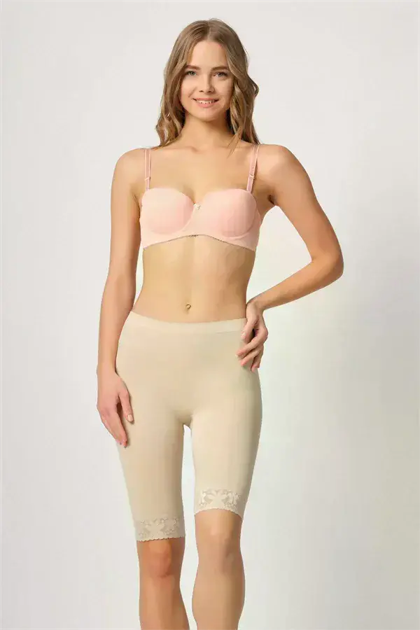 Ten MI 3004 Soft Uzun Paça Dantel Boxer