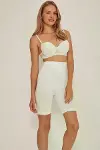 Beyaz MI 3005 Soft Uzun Paçalı Boxer Korse-4