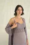 Dantelli Hamile Lohusa Sabahlık Takımı-4