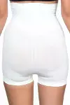 Beyaz MI 2055 Yüksek Bel Masajlı Boxer Korse-3