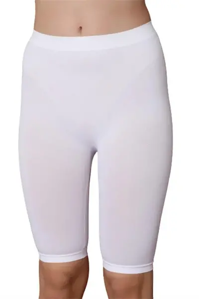 Beyaz MI 3856 Soft Kapri Tayt
