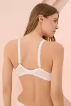 Beyaz Penye Minimizer Toparlayıcı Sütyen-3