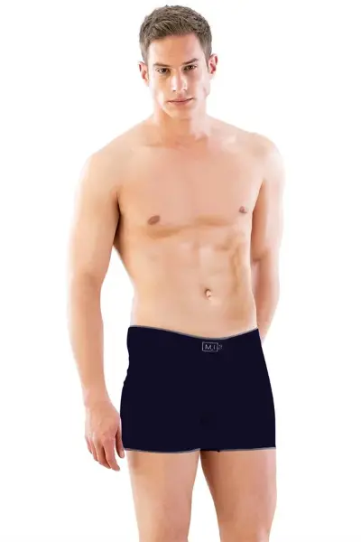 Lacivert MI 2108 Seamless uzun Erkek Boxer