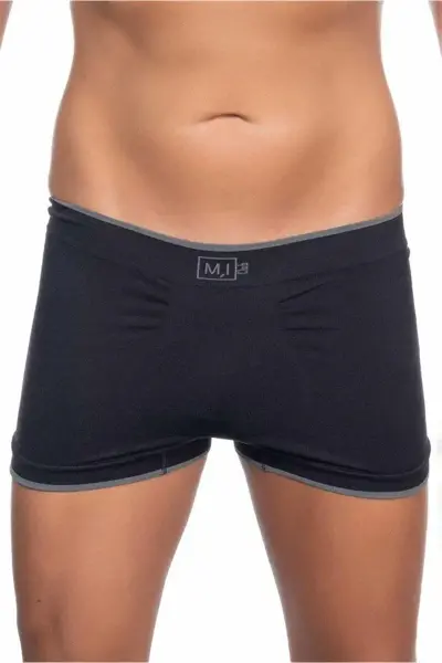 Siyah MI 2104 Soft Erkek Boxer