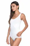 Beyaz MI 1924 Soft Kalın Askıllı Çıtçıtlı Body-2