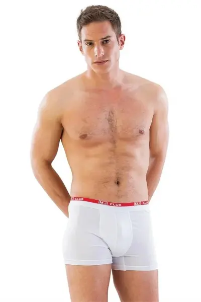 Beyaz MI 6950 Erkek Boxer