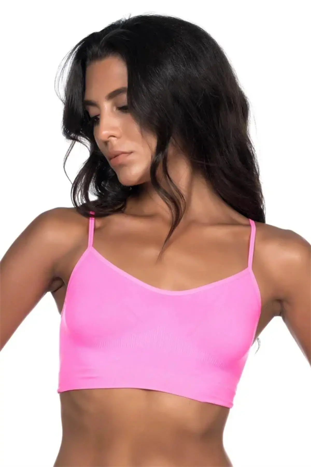 Neon Fuşya MI 4003 Soft İp Askı Büstiyer