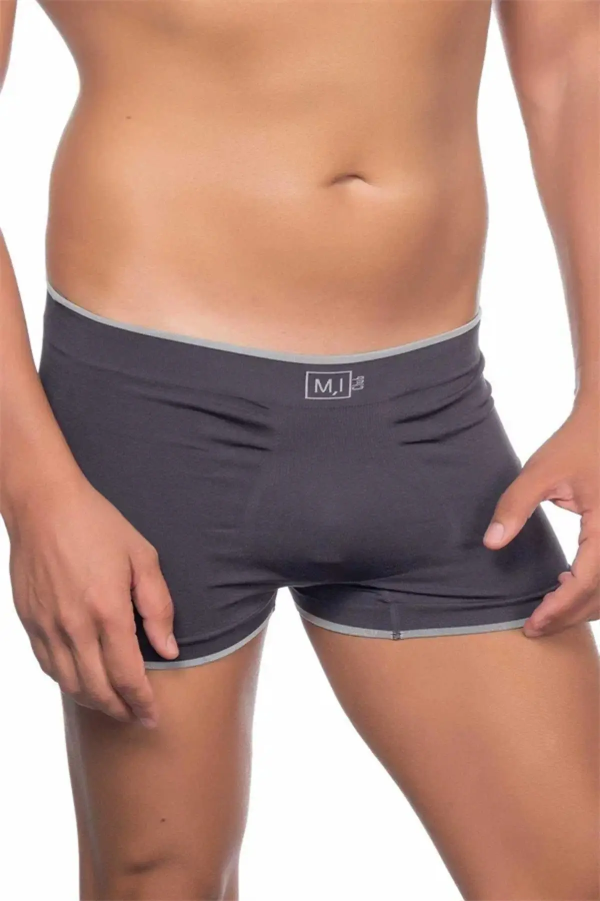 Antrasit MI 2103 Soft Erkek Boxer